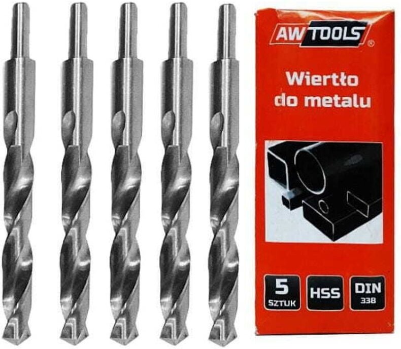 AWTOOLS METALLBOHRER WEISS 19,0 mm/5 Stk.