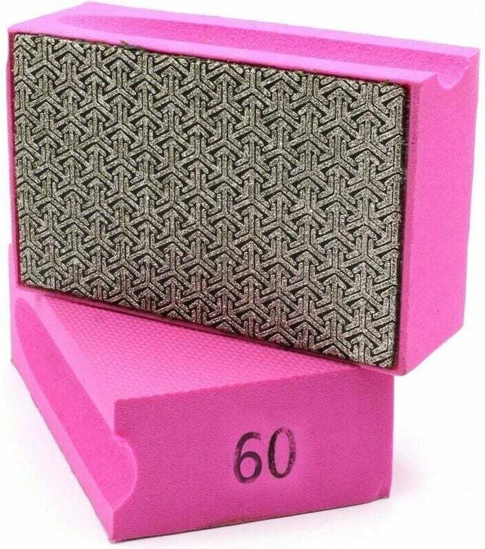 Thumbnail - Schleifschwamm Körnung 60 Handschleifer Diamantschleifteller zum Schleifen oder Entgraten von Fliesen, Keramik, Glas, Ma...