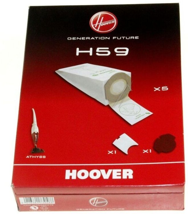 Taschen (x5) H59 für Hoover Staubsauger