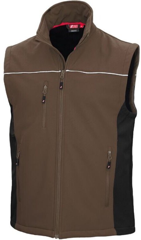 Softshellweste NITRAS MOTION TEX LIGHT 7167 braun/schwarz Gr. 3XL