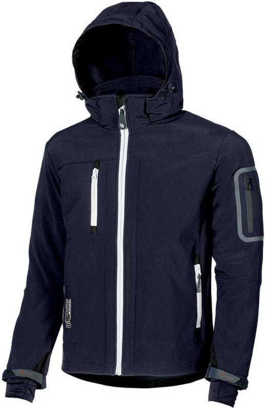 Arbeitssoftshelljacke METROPOLIS - Blau XS