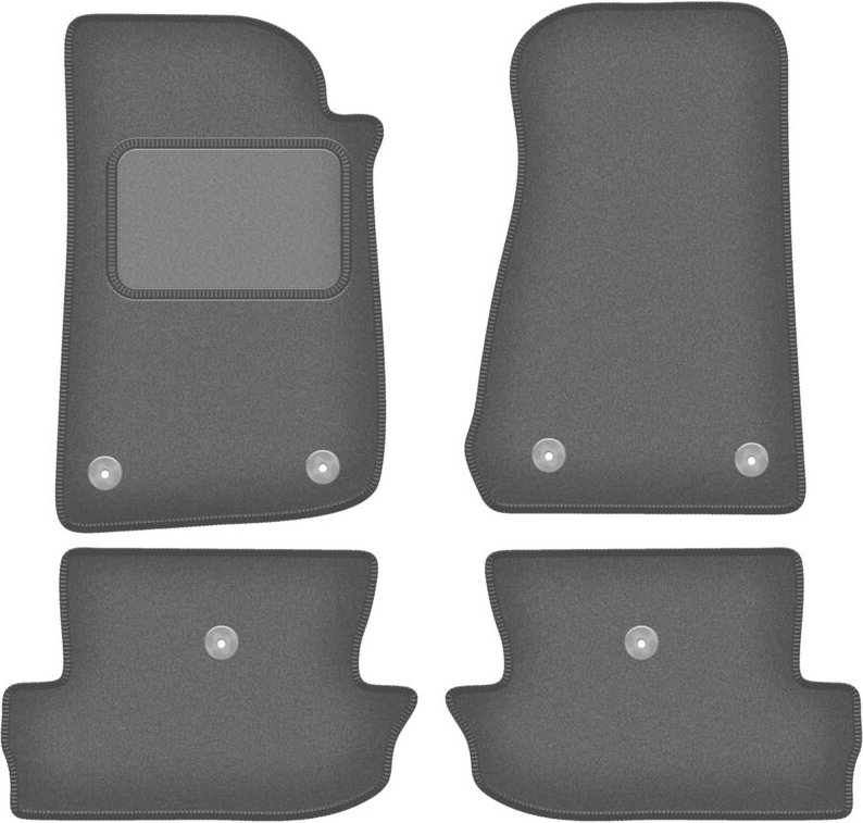 Graphit-Fußmatten für: Jeep Wrangler IV Offroad (2017-)