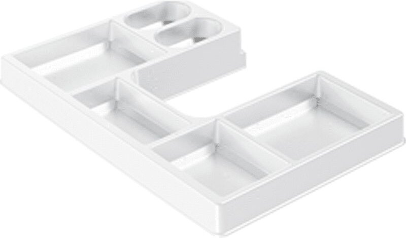 Möbel-Schubkasteninnenorganisation, OrgaTray 510,9207046, L350mm, KB550 - Hettich