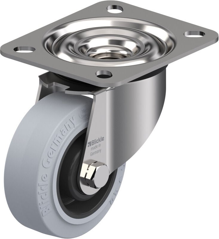 611061 lex-poev 80XR-SG Lenkrolle Rad-Durchmesser: 80 mm Tragfähigkeit (max.): 140 kg 1 St. - Blickle