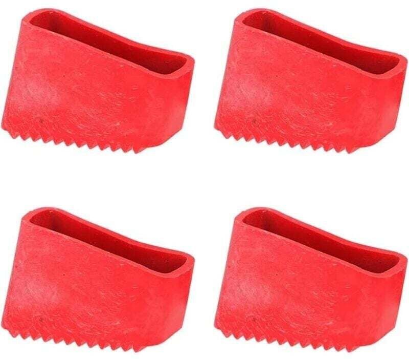 SNQ - Stück Leiterfußabdeckungen, Gummileiterfüße, für Treppen, rutschfeste Gummiabdeckungen, Leiterschutzpolster für Te...