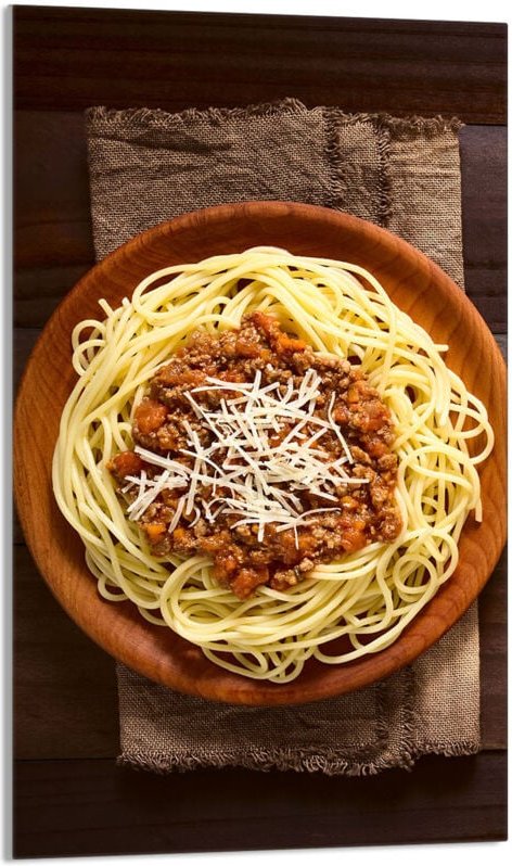 Glasschneidebrett 30x52 Lebensmittel