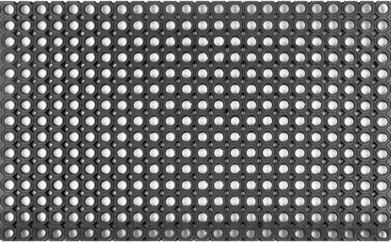 ETM - Ringgummimatte Octagon Große Löcher Stärke: 23 mm 100 x 150 cm