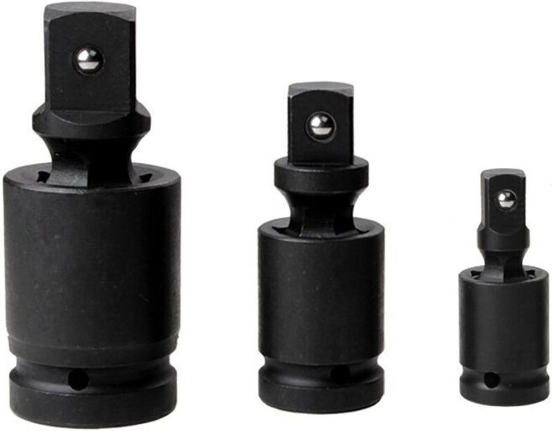 Gabrielle - 3-teiliges Stoßgelenk-Set, 1/2 3/8 1/4 Reduzieradapter mit Kugel- und Federsystem, Stoßgelenke, Steckschlüss...