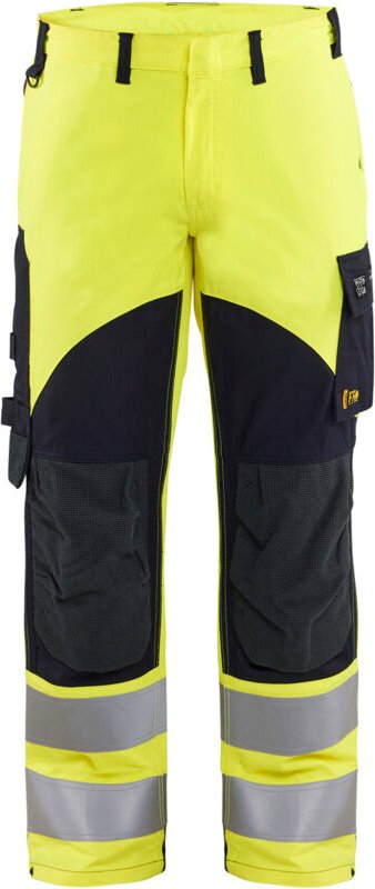 Multinorm-Arbeitshose inhärent 1588 - Neon Gelb / Marine 3XL - FR(56) - SE(C62) - Kurz