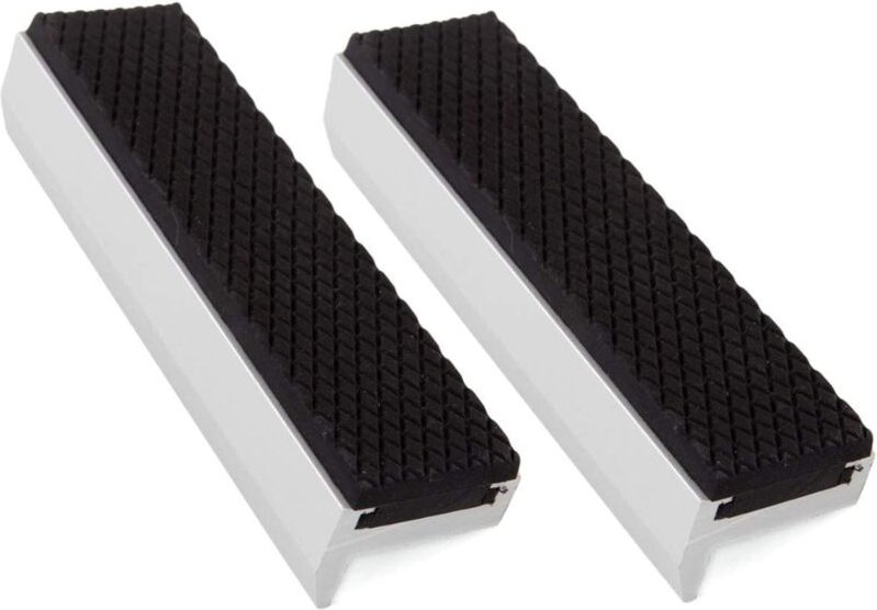 2 Stück Schraubstock-Schutzbacken, Aluminium-Ersatzbacken mit Magneten - Ymyny