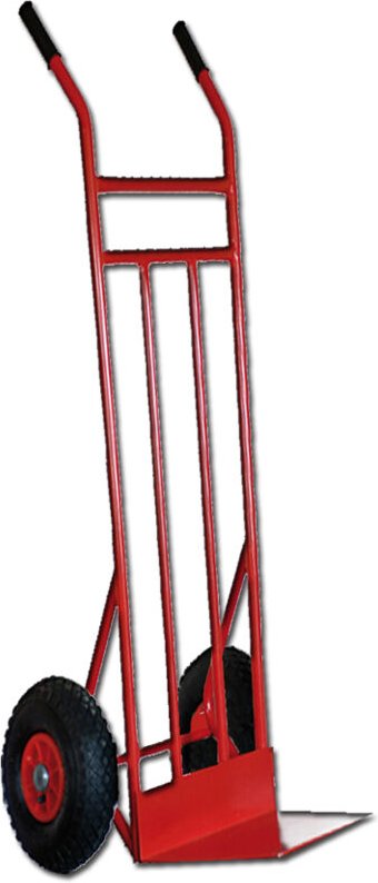 LAMS Lagerstapler, rotes Luftrad, breite Schaufel HT1890