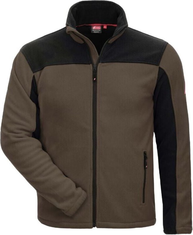 Fleece-Jacke Motion Tex Plus 7047 Braun/Schwarz Gr. XS