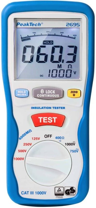 Peaktech - Isolationsmessgerät, p 2695