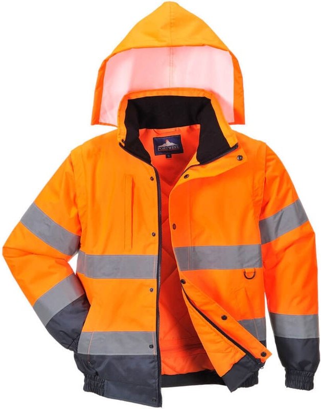 2-in-1 Blouson HiVis Orange 4XL