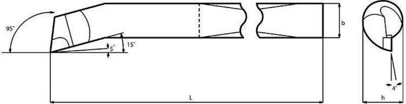 Thumbnail - M14 1/2 verstarkter XZN-Steckschlussel mit Aussengewinde Fervi bi443m014