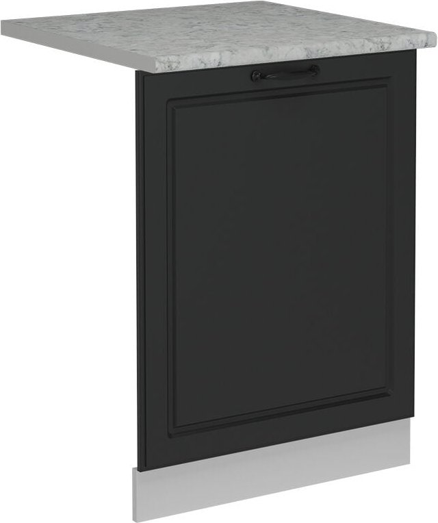 Geschirrspülblende R-Line, Anthrazit Landhaus, 60 cm , AP Marmor, Vicco