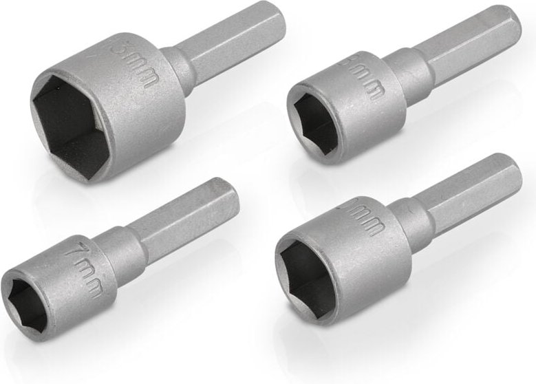 Steckschlüsseleinsätze 7/8/10/13 mm - 4 Stück Kreator