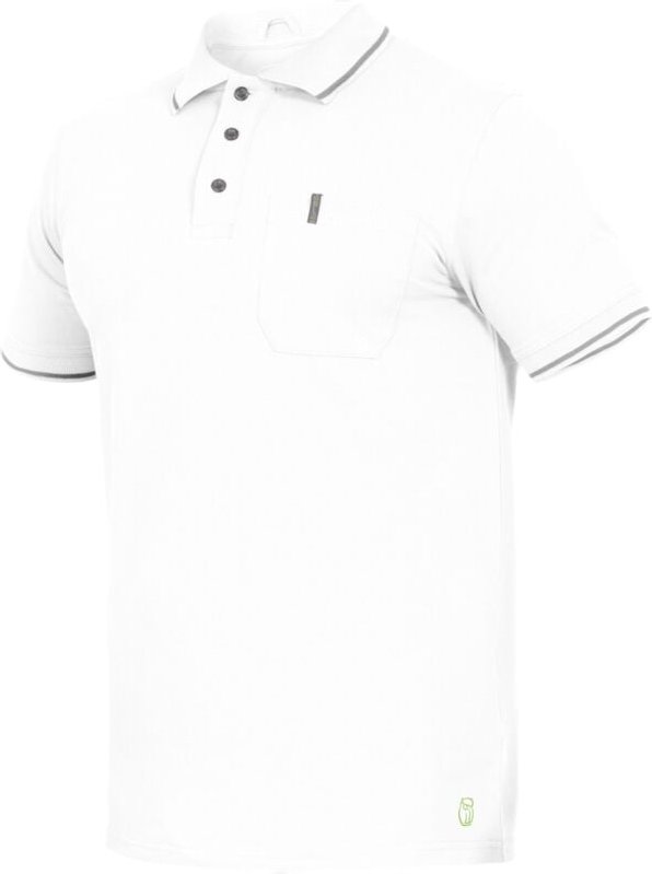 Polo-Shirt Flex-Line FLEXU04 Gr. l weiß - Leibwächter