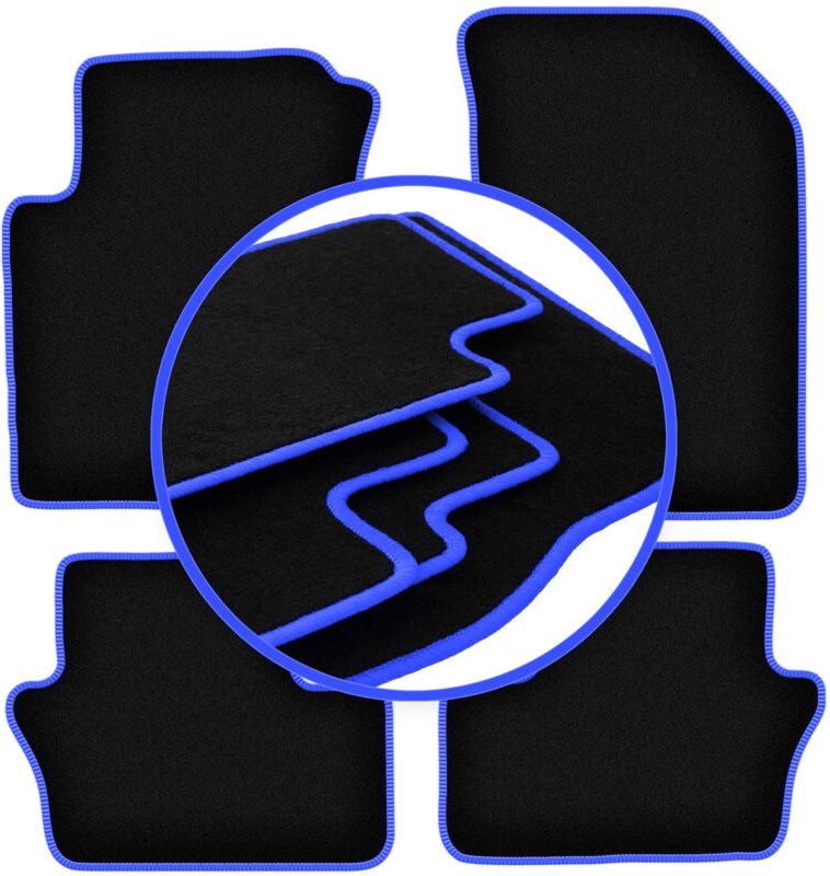 CARLUX-BLUE Auto-Fußmatten für: Dodge Caliber Fließheck (2006-2011)