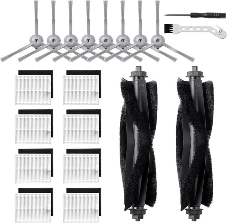 Thumbnail - Für L60/ L60 / L50/ L50 Staubsaugerroboter, Ersatzzubehörset Hauptseitenbürsten Hepa-Filter Ersatzteile