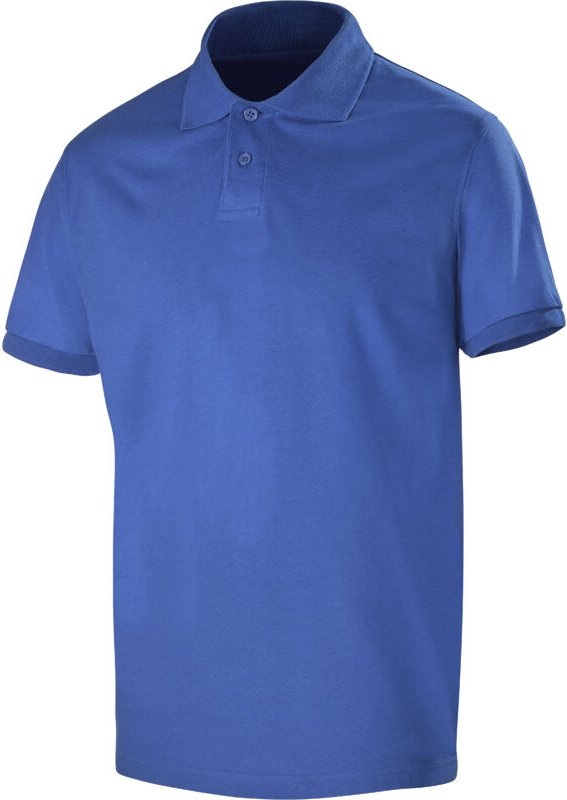 Polo Mit Kurzen Ärmeln Aus Bio-Biologischer Gerechter Strickware, Königsblau, M