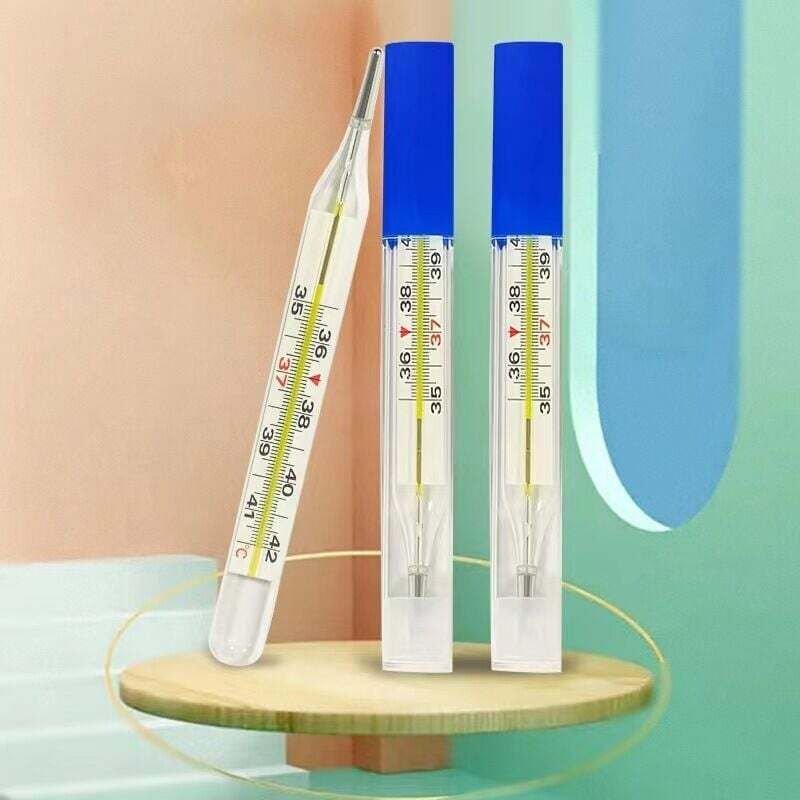 Stück medizinisches Quecksilberglas-Thermometer für Erwachsene, Baby-Körpertemperaturmessung