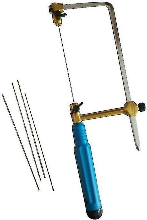 Qihong Mini-Säge, U-förmiger Mini-Sägebogen, kompatibel mit Schmuck-DIY-Werkzeugen