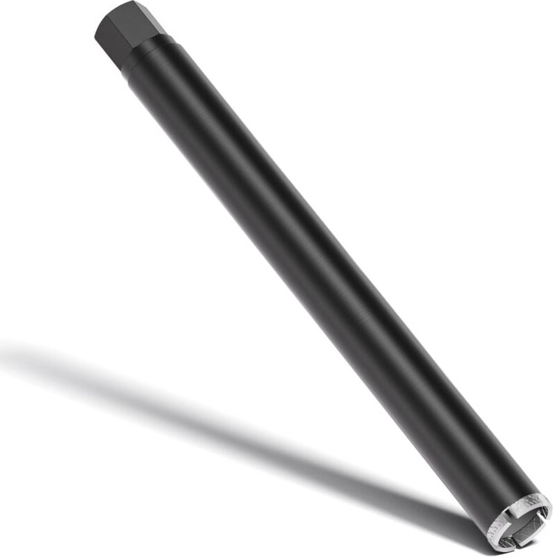 Wiltec Diamantbohrkrone Typ 2 (Mesh) Ø 52 mm, Bohrkrone 450 mm, 1¼ UNC Nassbohrkrone, Diamantbohrer für Beton, Stein, Gr...