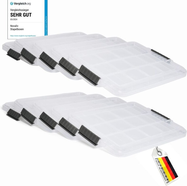 Novaliv - 10x Frischhaltedosen Deckel