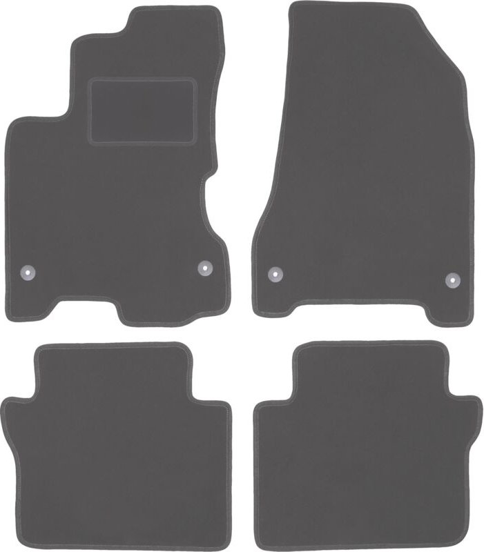 Graphit-Fußmatten für: Renault Koleos I SUV (2007-2016)