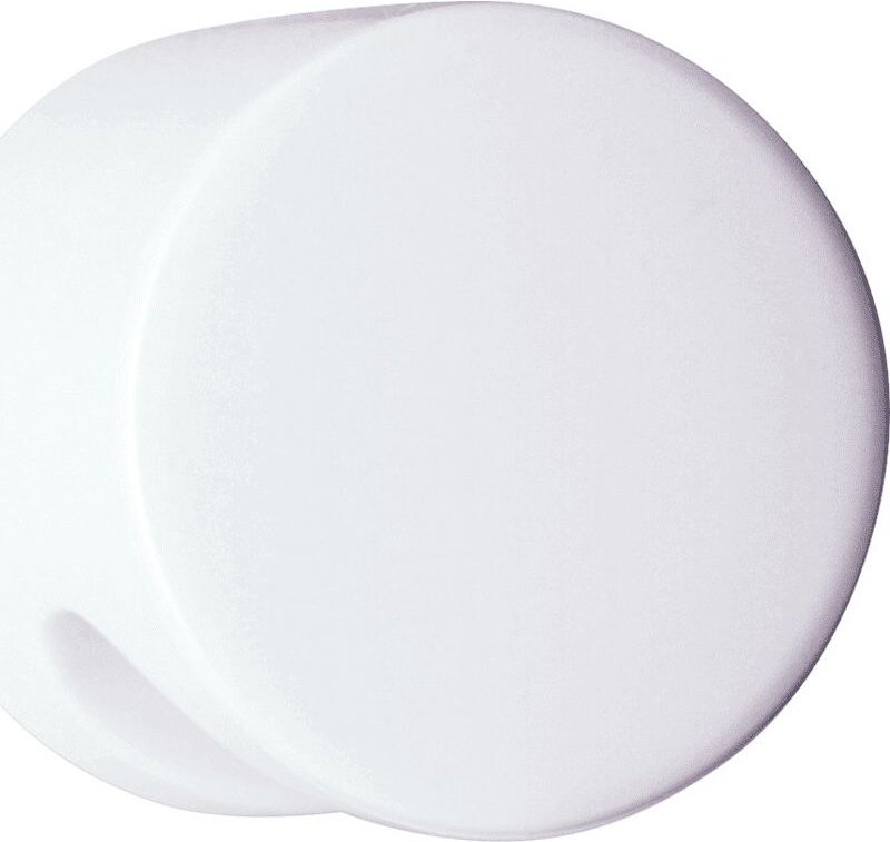 Knauf für Knaufzylinder, ø32mm, signalweiß, Anschl. Knaufzyl. ces für 557.32K - Hewi