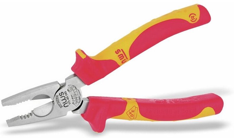 VDE-Sicherheits-Zange, Kraft-Kombinationszange, 165mm