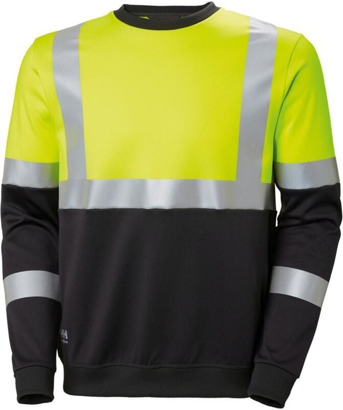 Warn-Sweatshirt, gelb, Gr.L