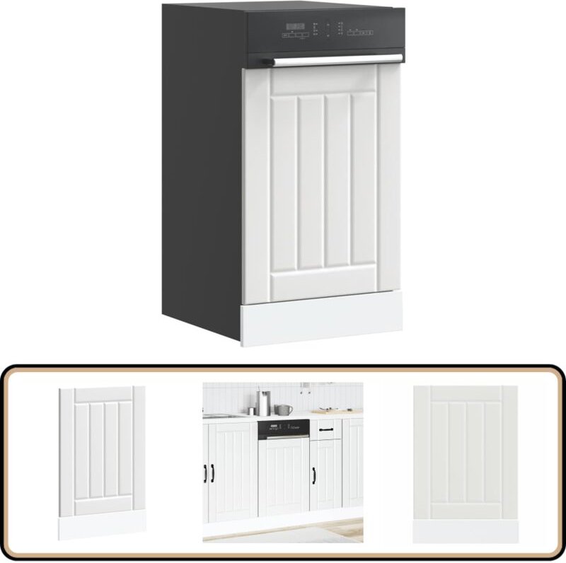Geschirrspülerblende Lucca Weiß Holzwerkstoff - Vidaxl