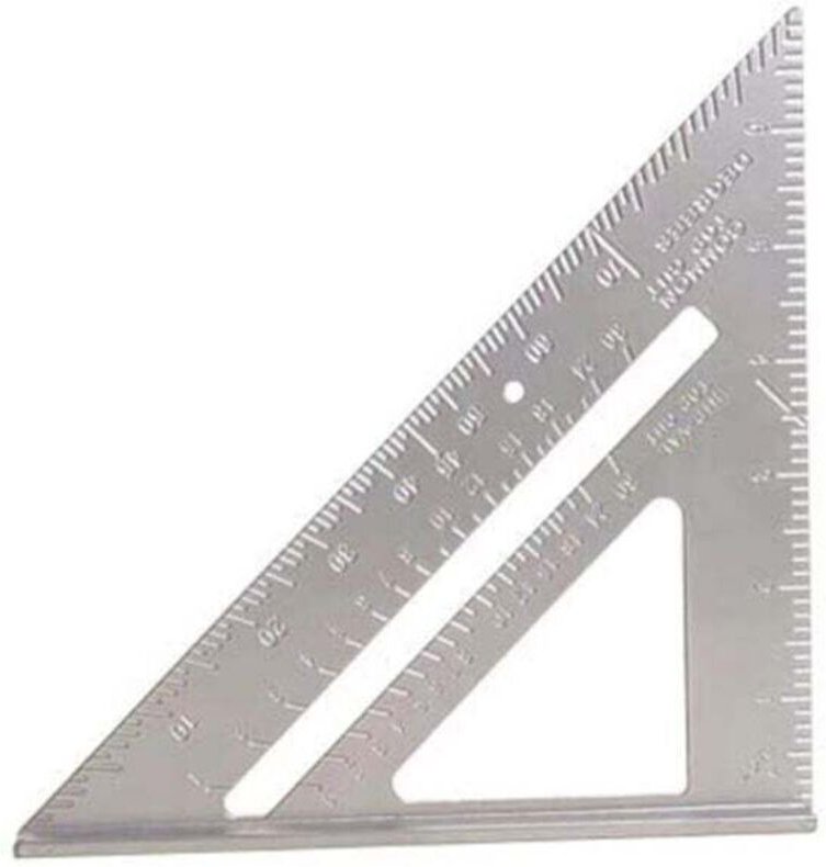 XVX - 7-Zoll-Aluminiumlegierung Holzbearbeitungs-Quadratlineal Holzbearbeitungswerkzeuge