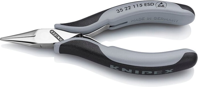 Thumbnail - 35 22 115 esd esd Spitzzange Gerade 115 mm - Knipex