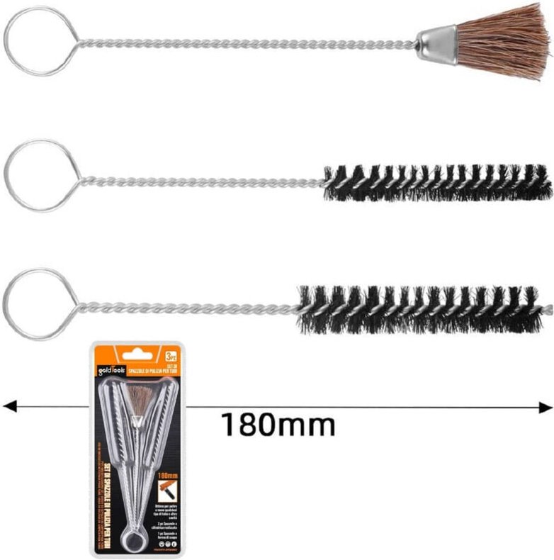 Trade Shop Traesio - Trade Shop - 3-teiliges Set zur professionellen Waffenreinigung für alle Kaliber, Laufrohr -