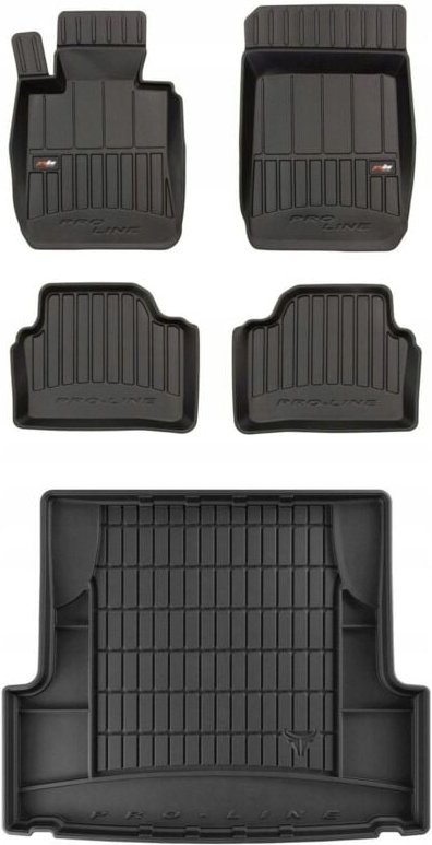 3D SET Gummimatten und Fußmatten BMW 3er E91 Kombi 2004-2012