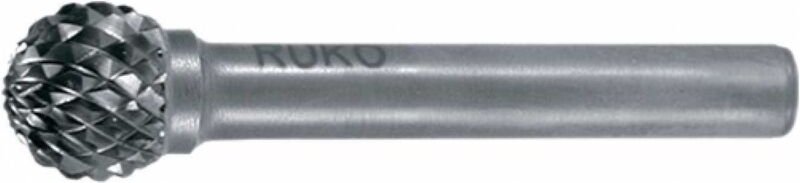 Ruko - 116044 Frässtift Hartmetall Kugel 12 mm Länge 51 mm Schaftdurchmesser 6 mm