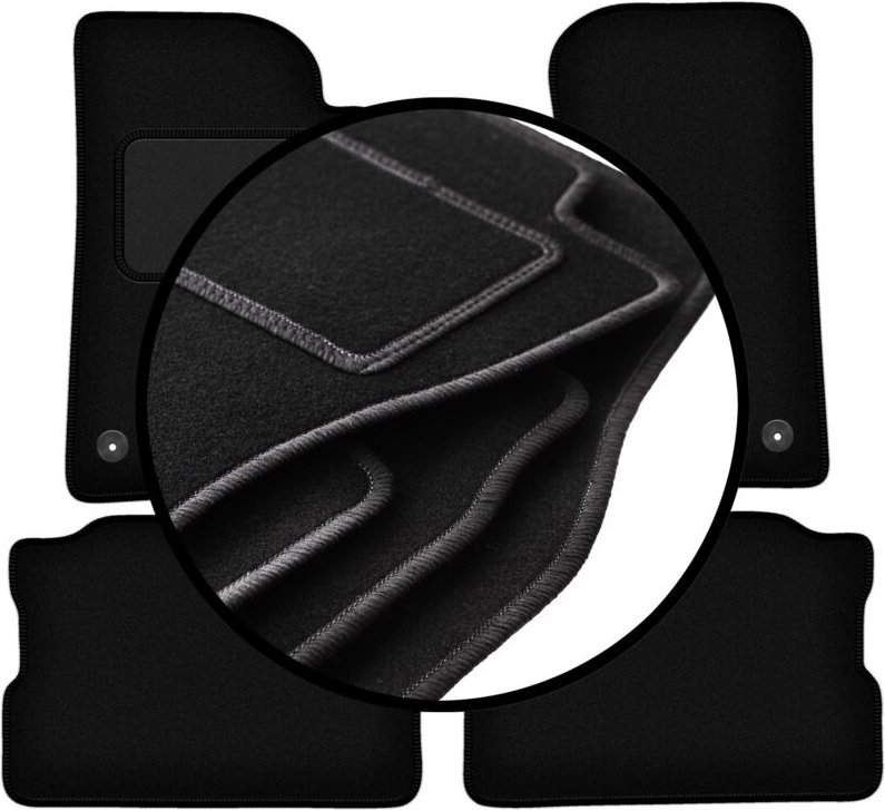 Komplettset Veloursmatten für: Jeep Wrangler IV Rubicon Offroad (2017-)