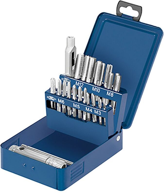 Satz Einschnitt-Gewindebohrer, 16-tlg., HSS-M3-M1