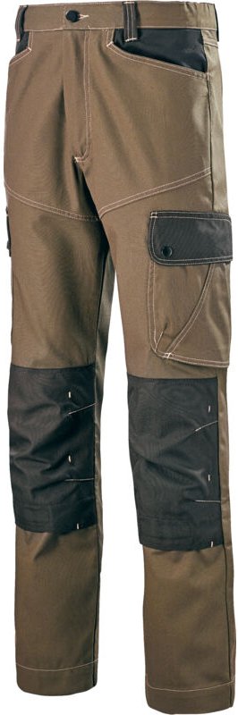 Thumbnail - Arbeitshose CRAFT WORKER Braun/Schwarz 3XL - FR(60-62)