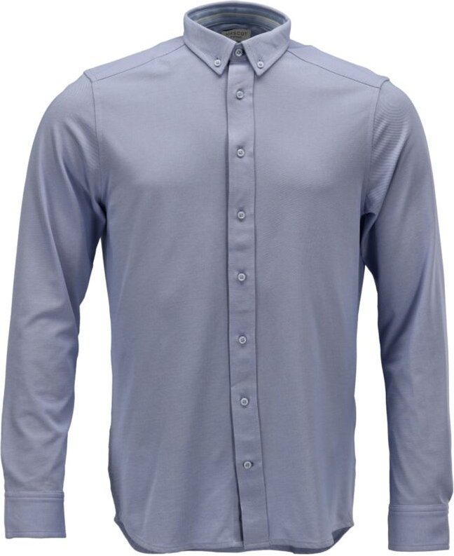 Hemd, schmale Passform, Stretch Gr. 39-40, hellblau - Mascot