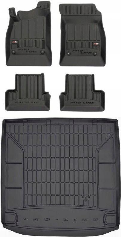 3D SET Gummifußmatten und Fußmatten Chevrolet Cruze 1 Kombi 2008-2016