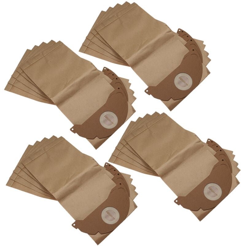20x Staubsaugerbeutel kompatibel mit Kärcher se 3001 (nur Trockensaugen), se 3001 hot, se 3001 plus Staubsauger - Papier...