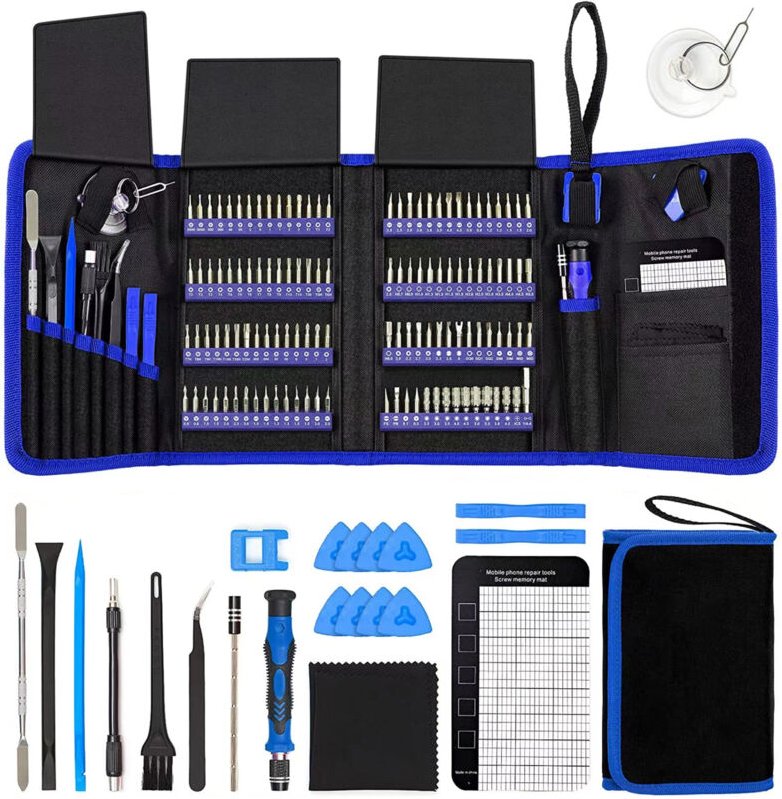 142-teiliges Präzisions-Schraubendreher-Set, professionelles Elektronik-Reparatur-Tool-Set für die Reparatur von Compute...