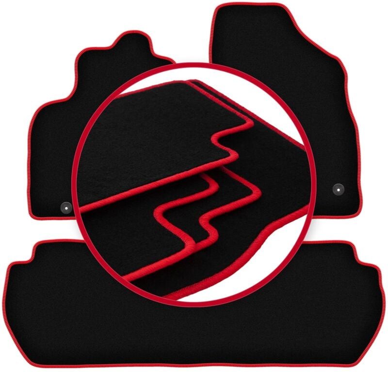 CARLUX-RED Automatten für: Citroen Berlingo II Multispace (2008-2018)