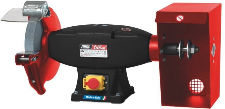 Kombinierte Schleif- und Poliermaschine FEMI 165 EVO - 1500W Drehstrom - Ø 250X35X25 mm - ohne Schleifscheibe, ohne Bürs...