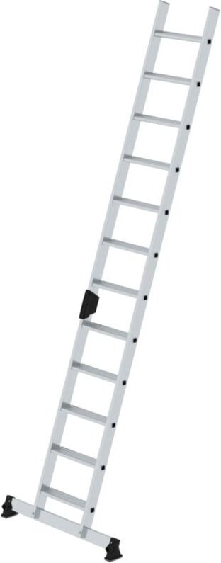 MUNK Stufenanlegeleiter mit nivello-Traverse und Ergo-Pad 12 Stufen