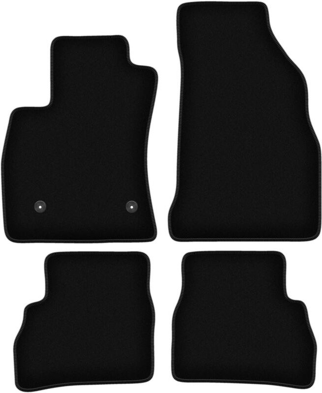 BASIC schwarze Veloursmatten für: Fiat Doblo III Kombivan (2021-)